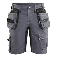 Blaklader 1992 Craftsman Shorts Stretch X1900 Mid Grey Black Main