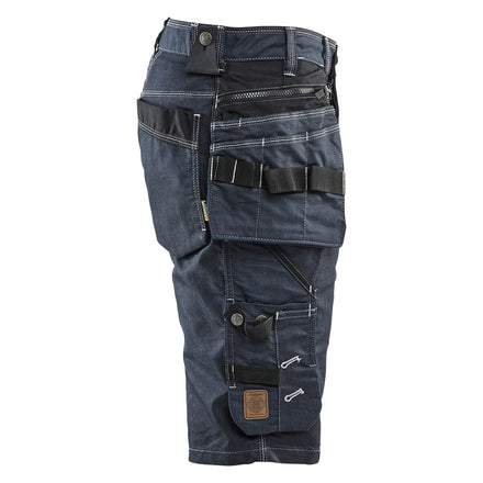 Blaklader 1992 Craftsman Shorts Stretch X1900 Navy Blue Black Right