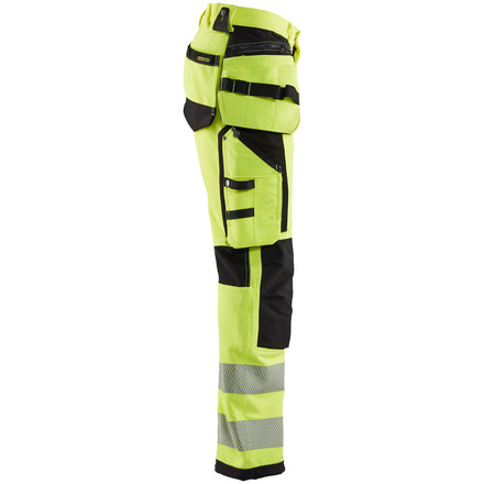 Blaklader 1997 Hi Vis Trousers 4 Way Stretch Hi Vis Yellow Black Right