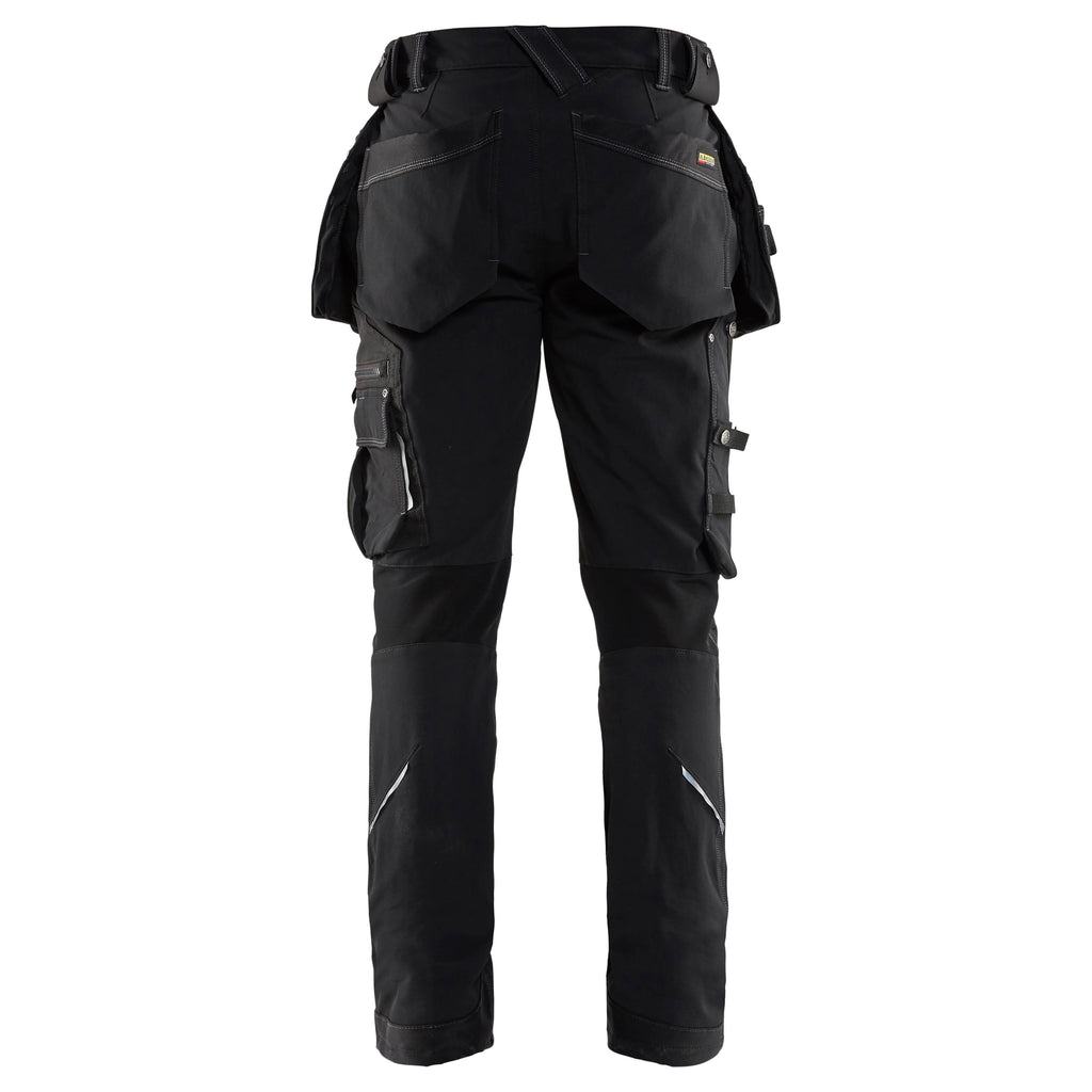 Blaklader 1998 Craftsman Trousers 4 Way Stretch X1900 Black Back