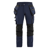Blaklader 1998 Craftsman Trousers 4 Way Stretch X1900 Dark Navy Black Main