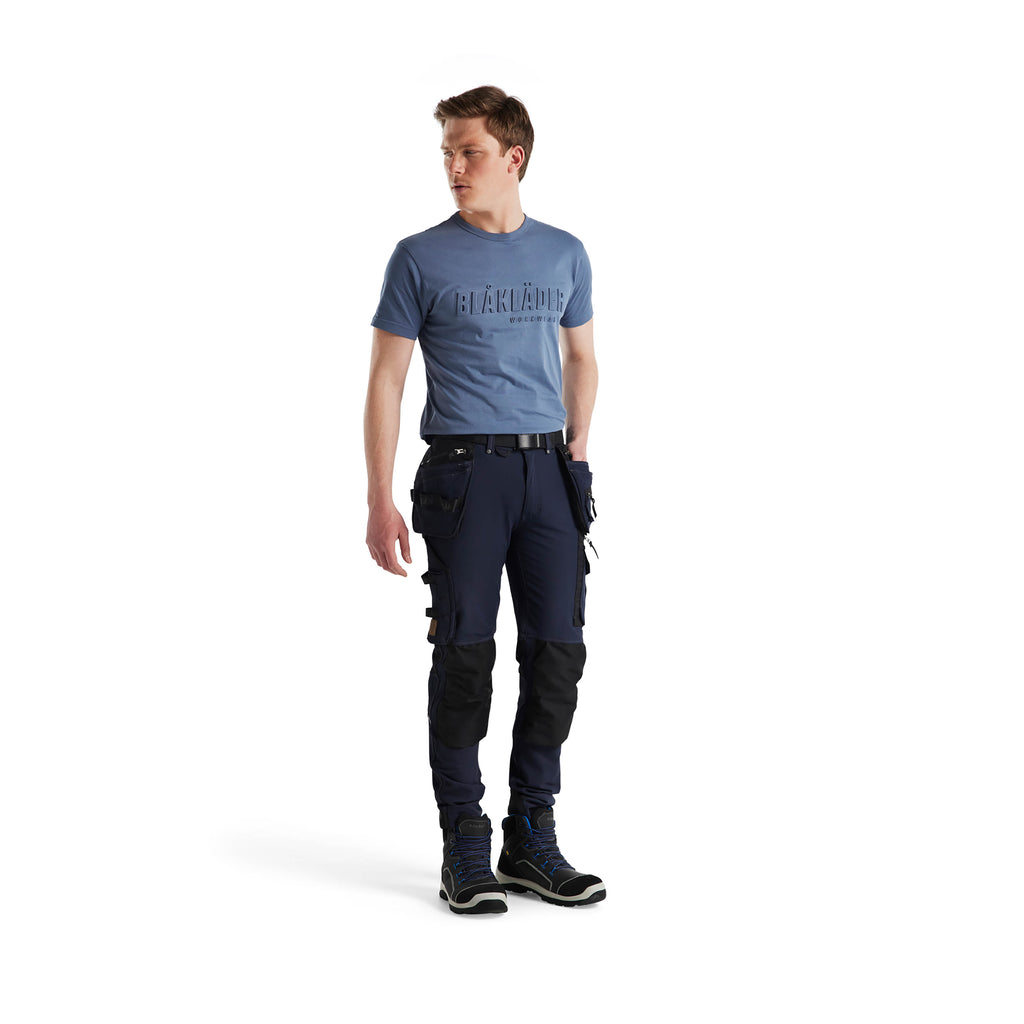 Blaklader 1998 Craftsman Trousers 4 Way Stretch X1900 Dark Navy Black Model