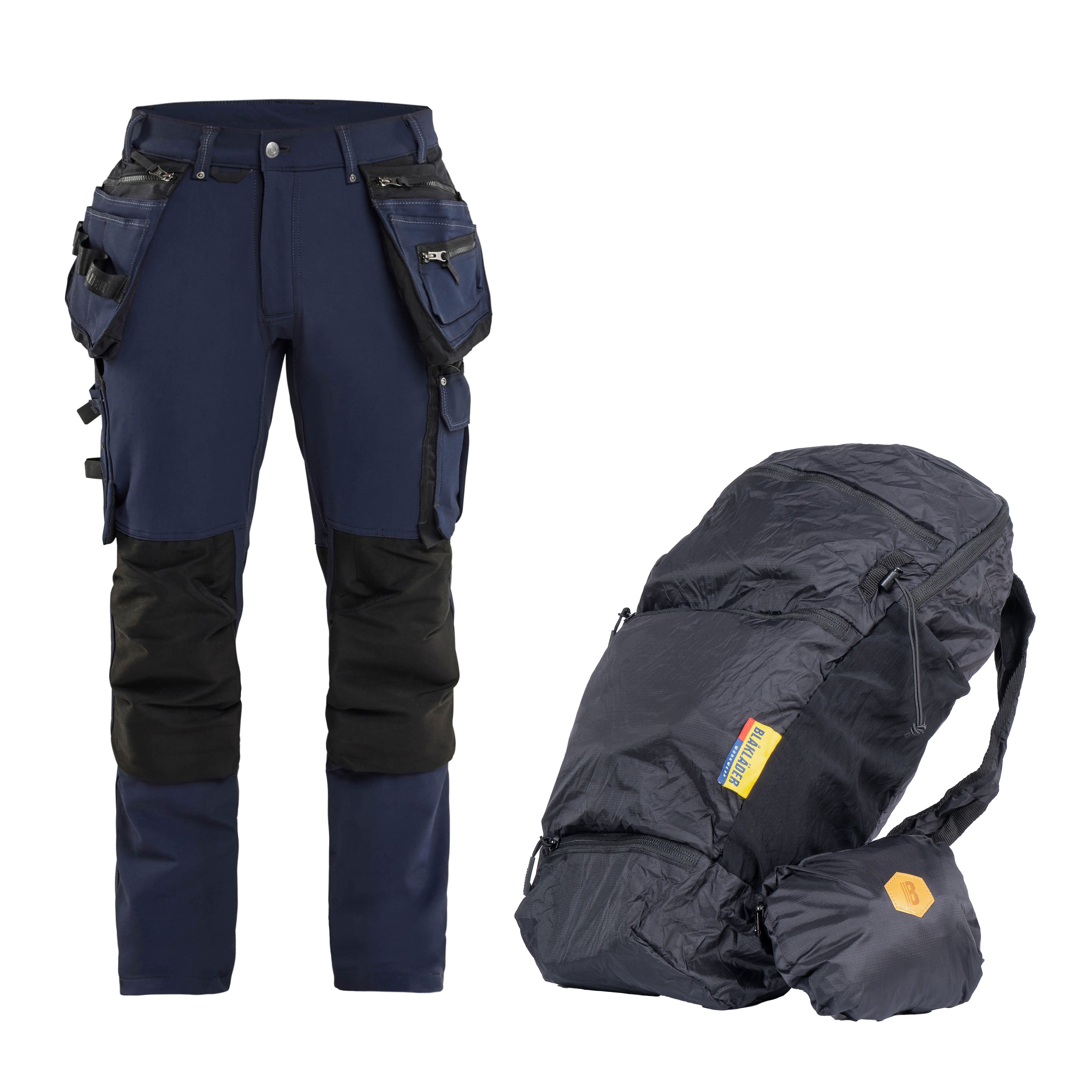 Blaklader Bundle: 1998 Dark Navy/Black Craftsman Trousers 4-Way
