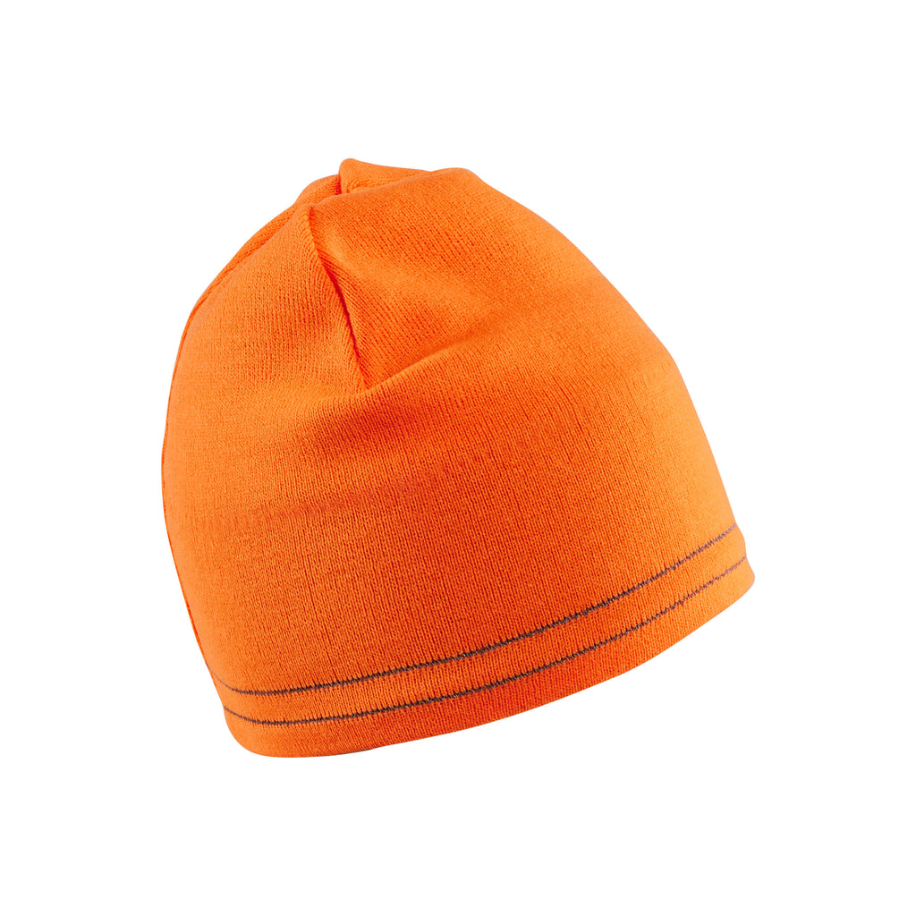 Blaklader 2007 Hi Vis Reflective Beanie Hi Vis Orange Navy Blue Right