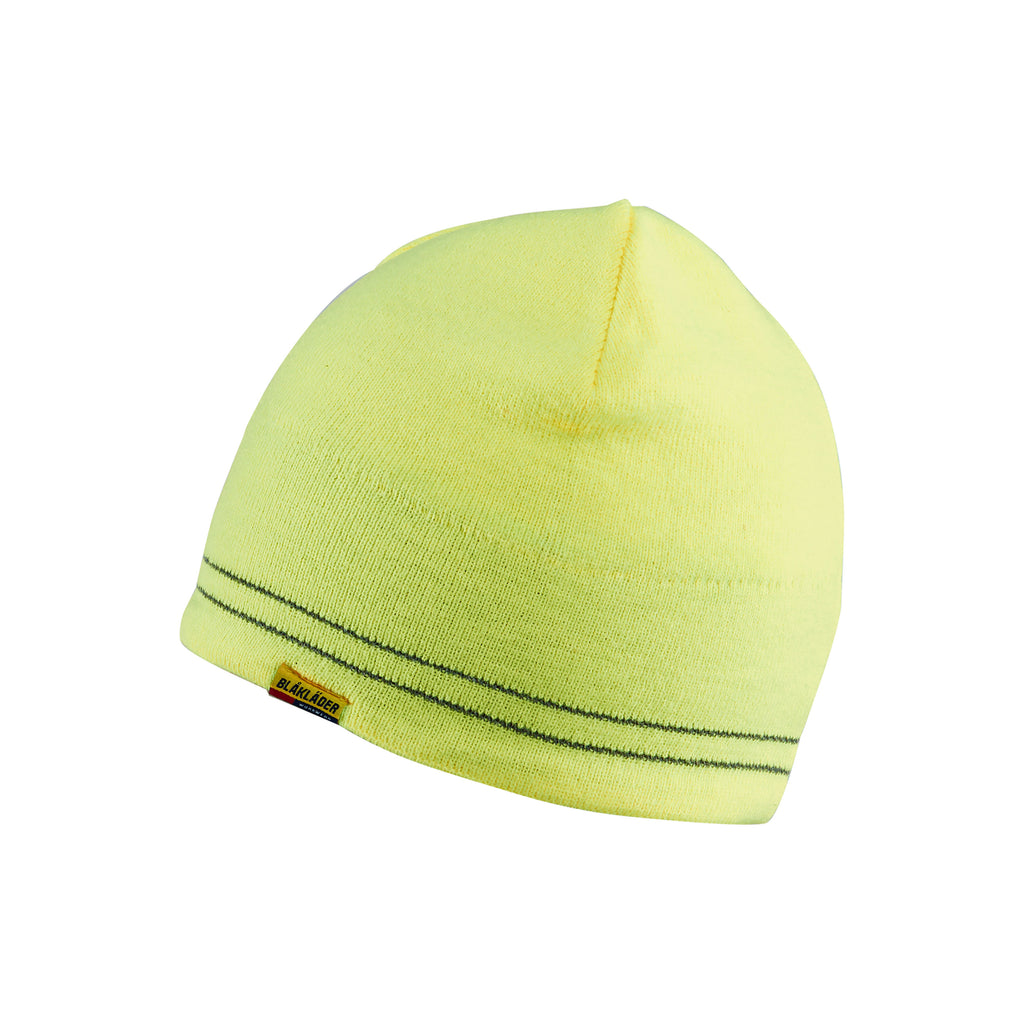 Blaklader 2007 Hi Vis Reflective Beanie Hi Vis Yellow Left