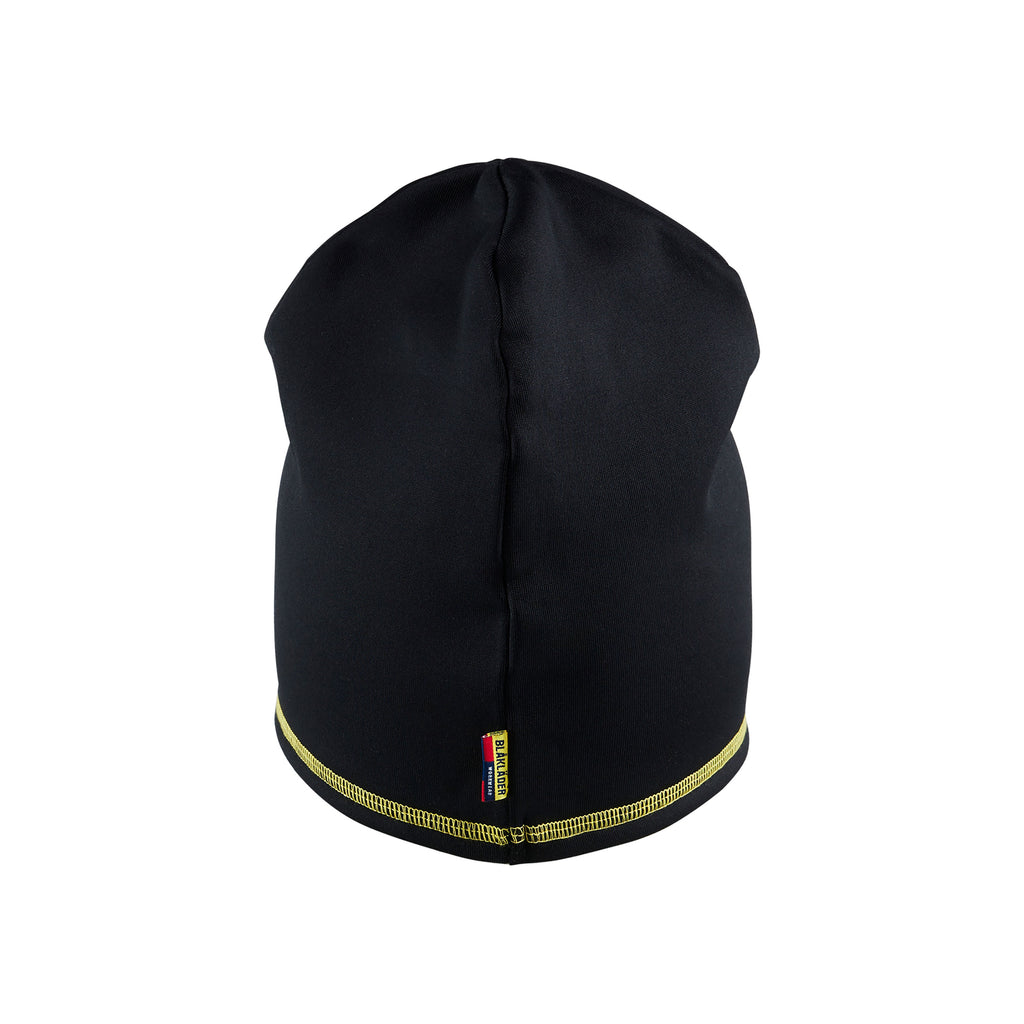 Blaklader 2023 Fleece Hat Black Yellow Back