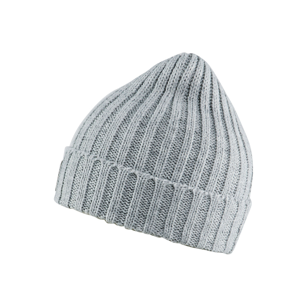 Blaklader 2027 Reflective Knit Beanie Grey Melange Left