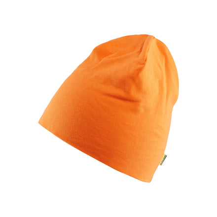 Blaklader 2063 Stretchy Hat Hi Vis Orange Navy Blue Left