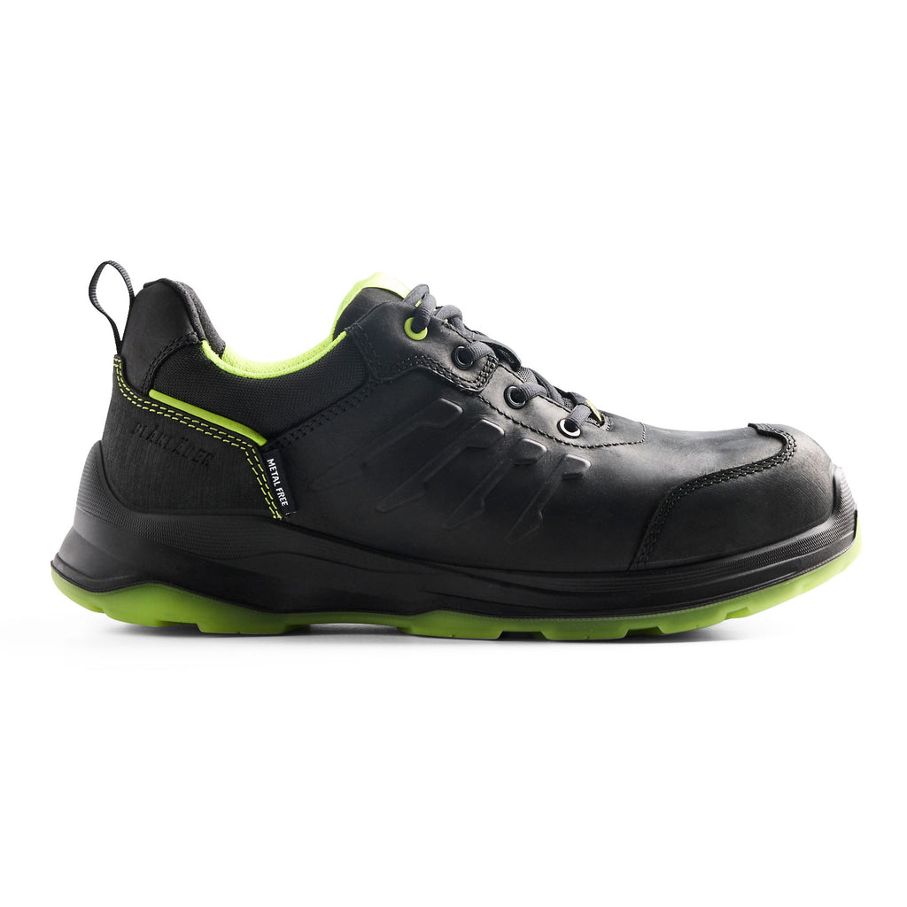 Blaklader 2412 Sprinter Safety Shoe S3S Black Lime Green Front