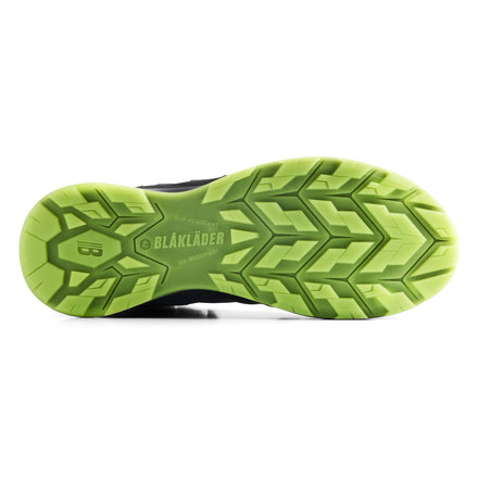 Blaklader 2413 Sprinter Safety Boot S3S Black Lime Green Back