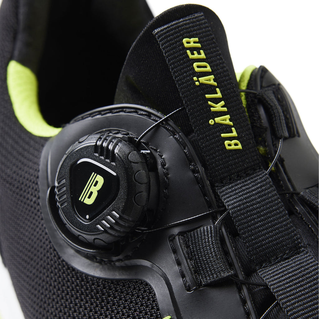 Blaklader 2486 Safety Boot Shoe Black Lime Green Feature