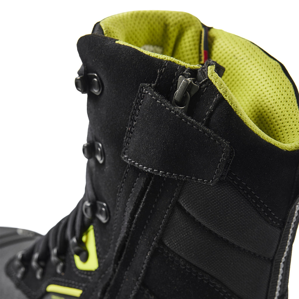 Blaklader 2490 Safety Boot Shoe Black Hi Vis Yellow Feature