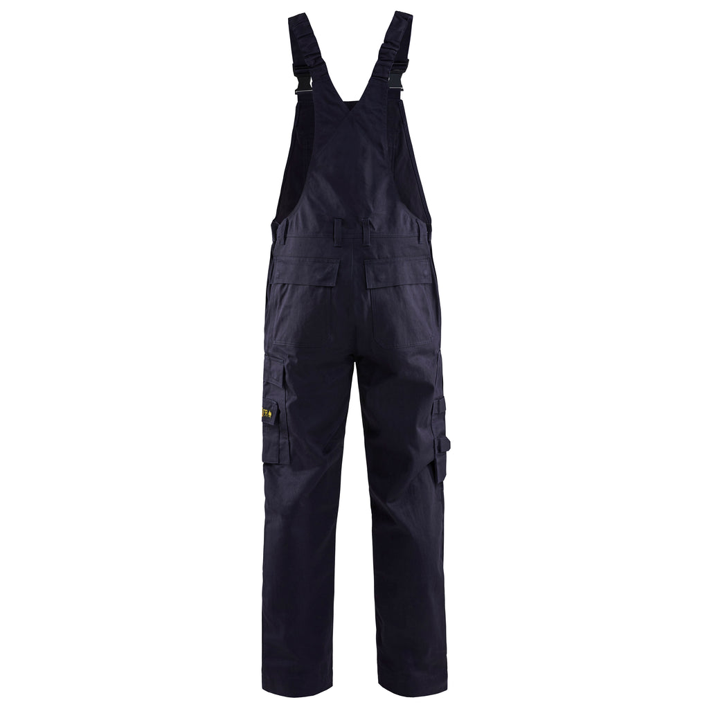 Blaklader 2824 Anti Flame Bib Trousers Navy Blue Back