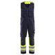 Blaklader 2887 Navy Blue/Hi-Vis Yellow Arc Flash & Fire Retardant Inherent Sleeveless Multinorm Overalls