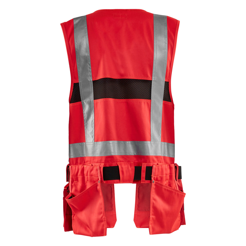 Blaklader 3032 Hi Vis Tool Vest Hi Vis Red Back