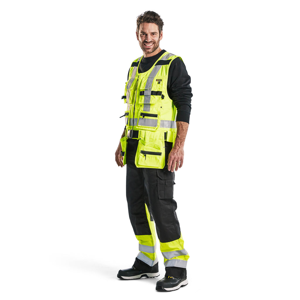 Blaklader 3032 Hi Vis Tool Vest Hi Vis Yellow Model