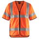 Blaklader 3034 Multinorm Safety Waistcoat Hi Vis Orange Navy Blue Main