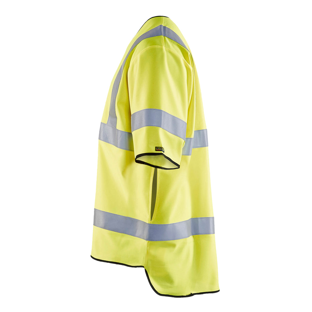 Blaklader 3034 Multinorm Safety Waistcoat Hi Vis Yellow Left