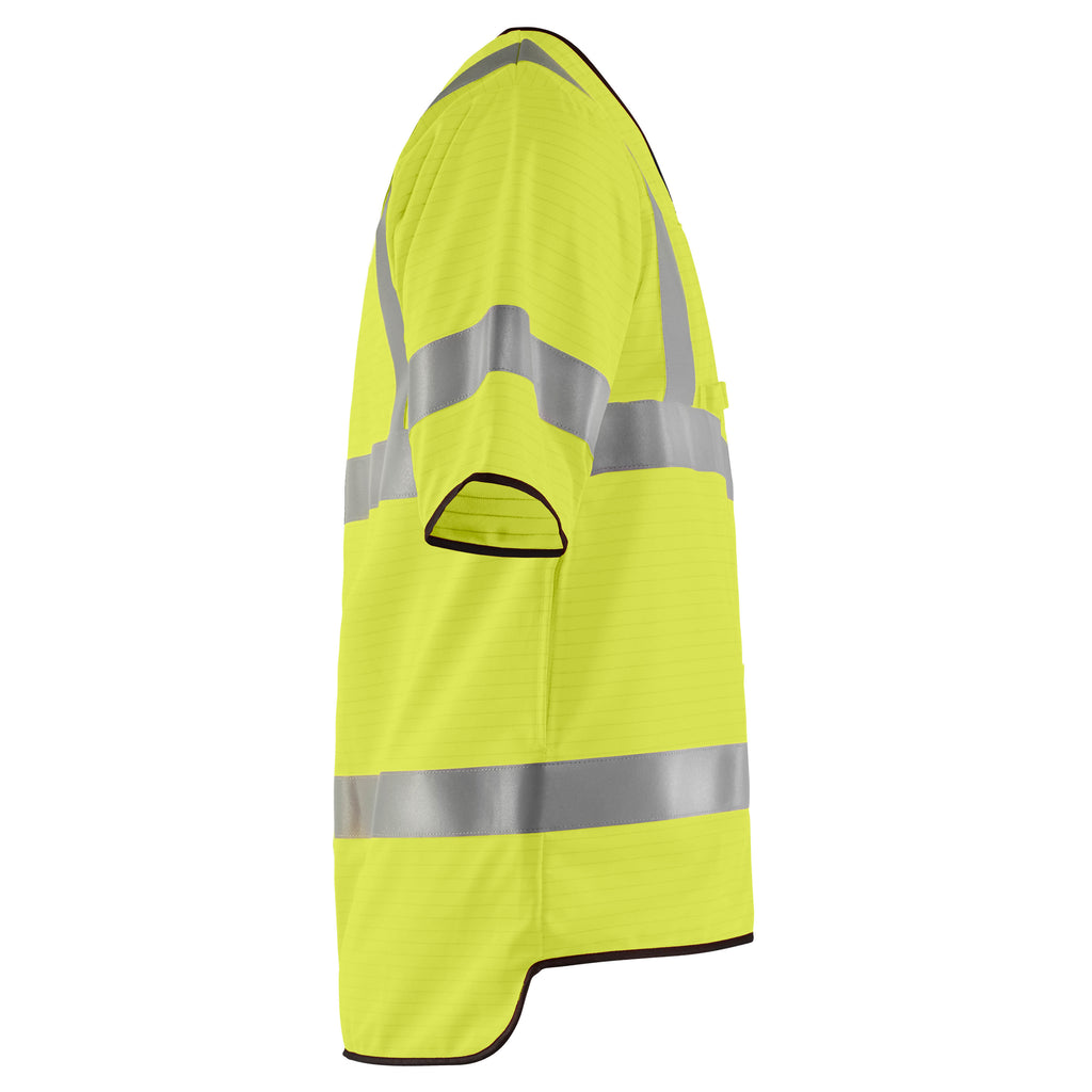 Blaklader 3034 Multinorm Safety Waistcoat Hi Vis Yellow Right