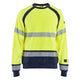 Blaklader 3088 Hi-Vis Yellow/Navy Blue Arc Flash Sweatshirt Multinorm