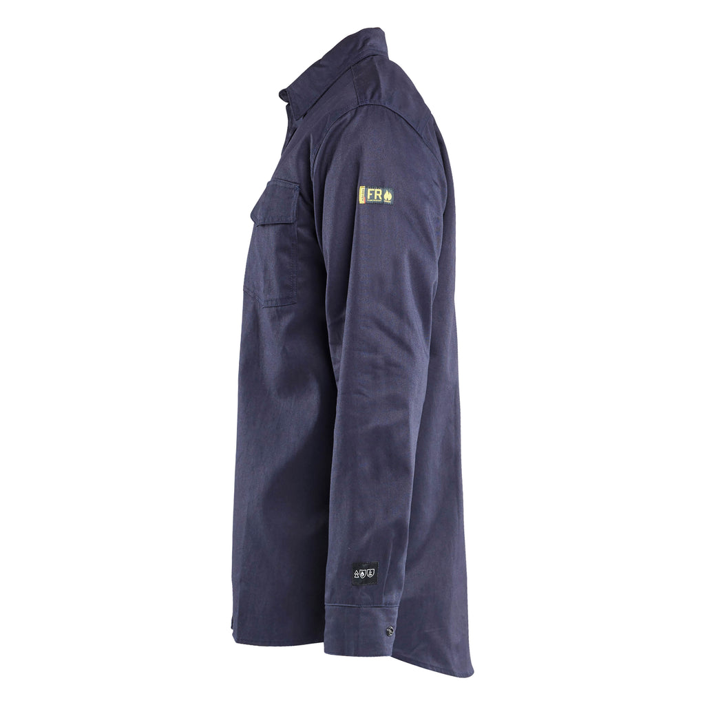 Blaklader 3226 Flame Resistant Shirt Navy Blue Left