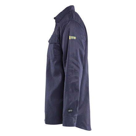 Blaklader 3226 Flame Resistant Shirt Navy Blue Left