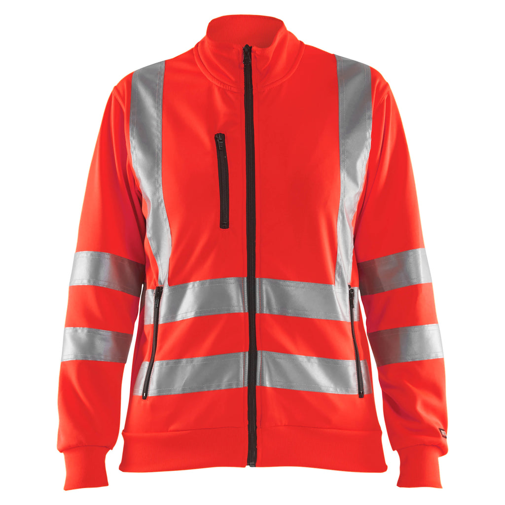 Blaklader 3308 Womens Hi Vis Sweatshirt Hi Vis Red Main