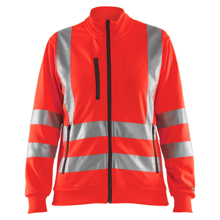 Blaklader 3308 Womens Hi Vis Sweatshirt Hi Vis Red Main