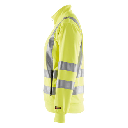 Blaklader 3308 Womens Hi Vis Sweatshirt Hi Vis Yellow Left