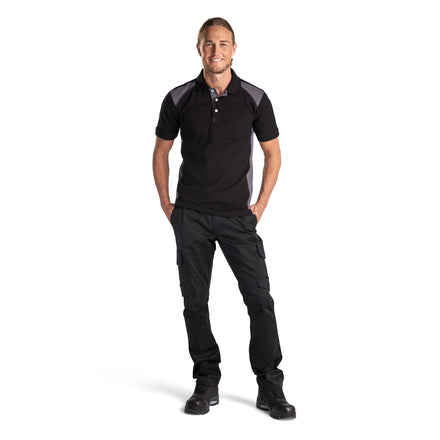 Blaklader 3324 Black/Mid Grey Polo Shirt