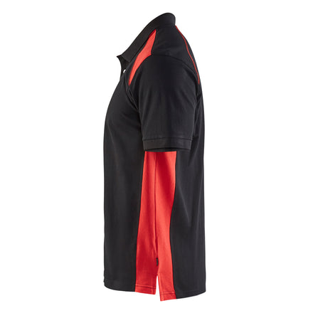 Blaklader 3324 Black/Red Polo Shirt