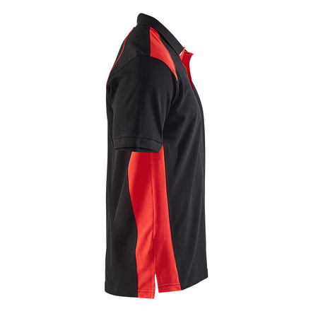 Blaklader 3324 Black/Red Polo Shirt
