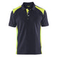 Blaklader 3324 Dark Navy Blue/Hi-Vis Yellow Polo Shirt