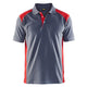 Blaklader 3324 Grey/Red Polo Shirt