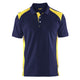 Blaklader 3324 Navy Blue/Hi-Vis Yellow Polo Shirt