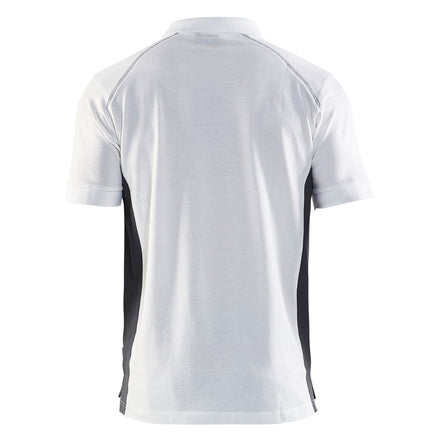 Blaklader 3324 White/Dark Grey Polo Shirt