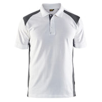 Blaklader 3324 White/Dark Grey Polo Shirt