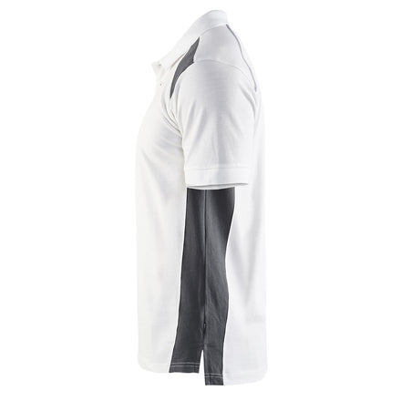 Blaklader 3324 White/Dark Grey Polo Shirt