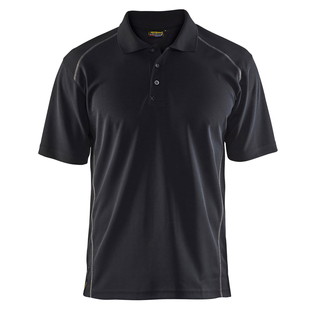 Blaklader 3326 Black Polo Shirt With UV-Protection