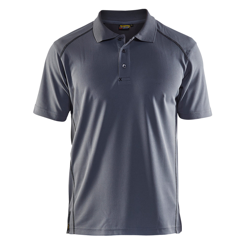 Blaklader 3326 Grey Polo Shirt With UV-Protection