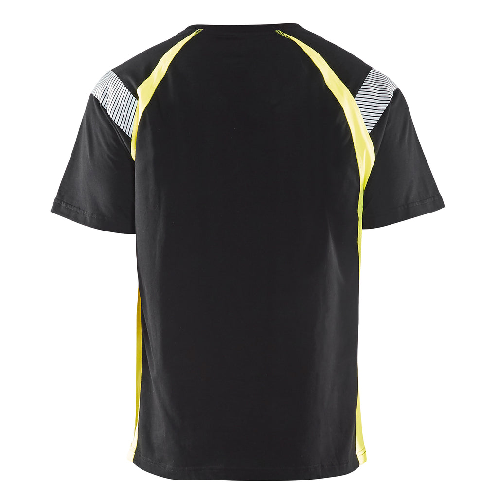Blaklader 3332 Black/Hi-Vis Yellow T-Shirt