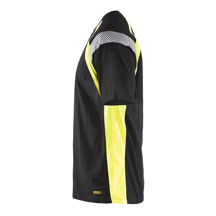 Blaklader 3332 Black/Hi-Vis Yellow T-Shirt