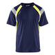 Blaklader 3332 Navy Blue/Hi-Vis Yellow T-Shirt