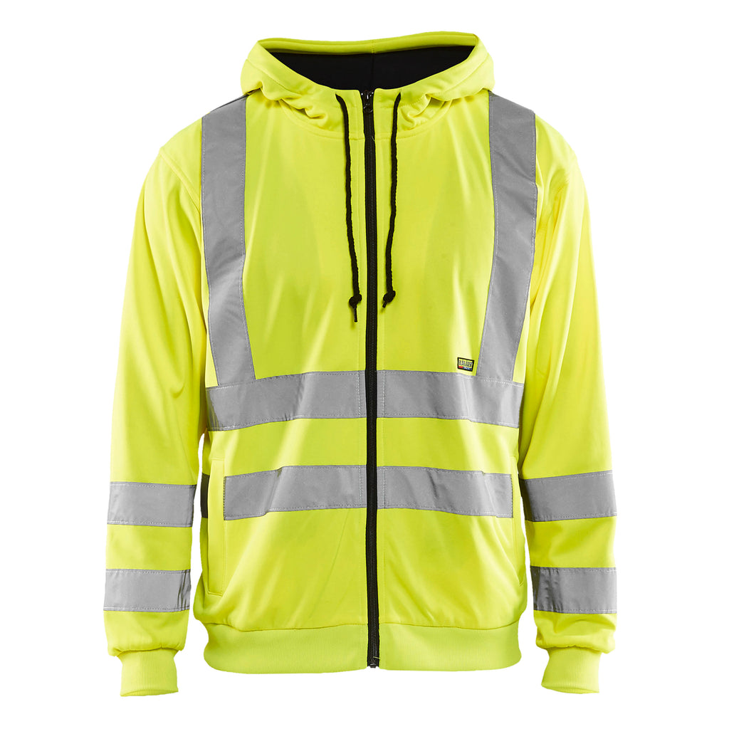 Blaklader 3346 Hi Vis Hooded Sweater Hi Vis Yellow Main