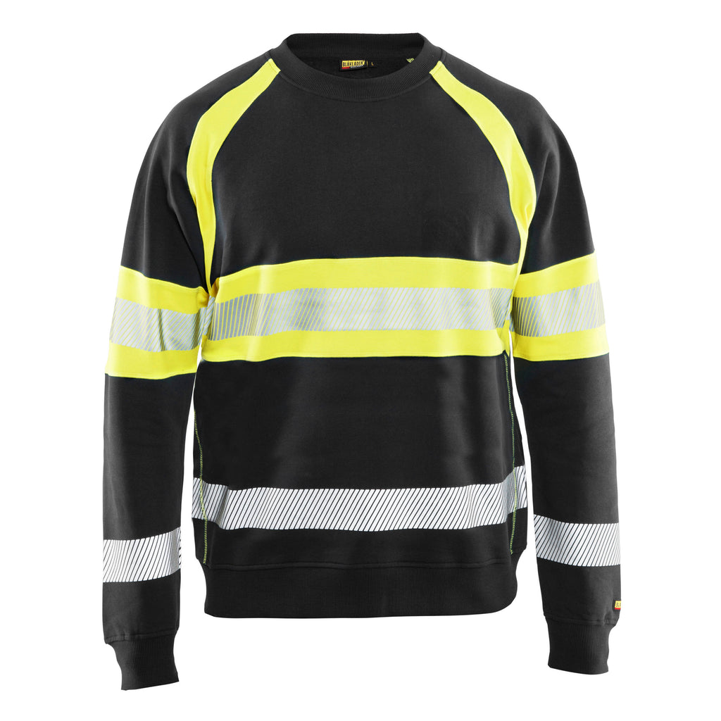 Blaklader 3359 Hi Vis Sweater Black Hi Vis Yellow Main