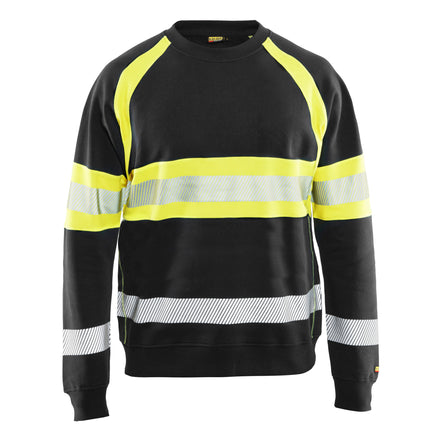 Blaklader 3359 Hi Vis Sweater Black Hi Vis Yellow Main