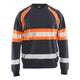 Blaklader 3359 Hi Vis Sweater Grey Hi Vis Orange Main