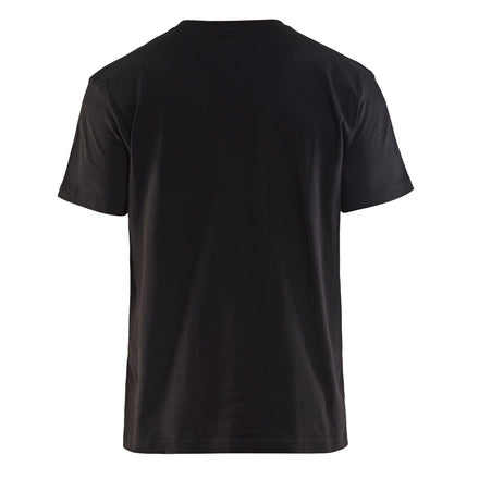 Blaklader 3379 180gsm Black/Red T-Shirt