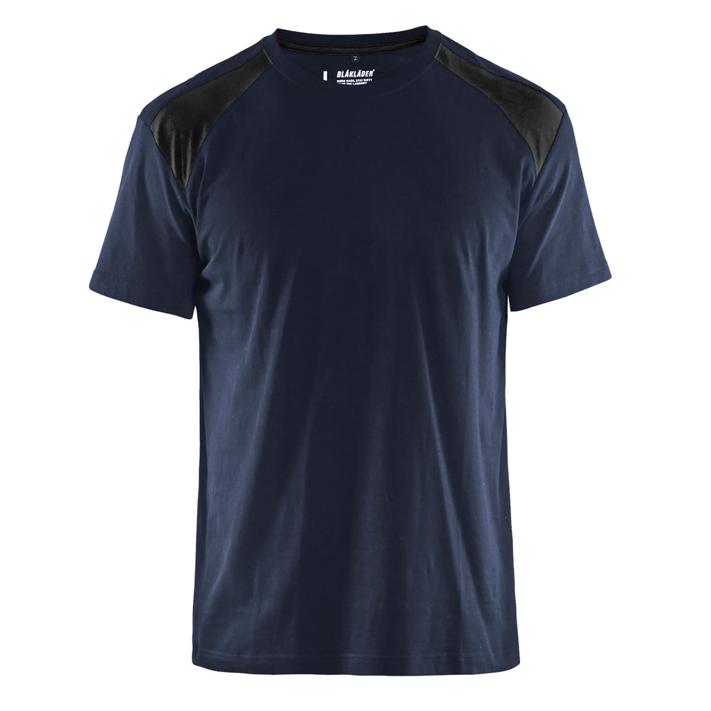 Blaklader 3379 180gsm Dark Navy/Black T-Shirt