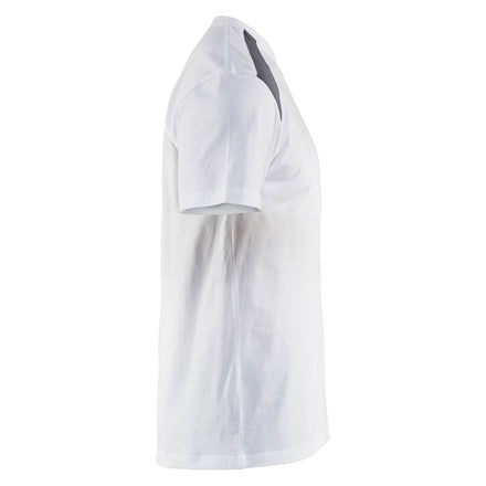 Blaklader 3389 White/Dark Grey Polo Shirt